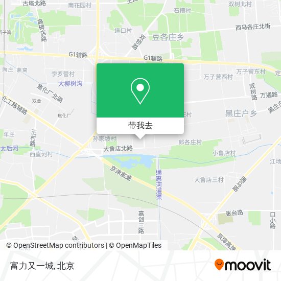 富力又一城地图