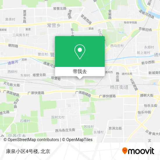 康泉小区4号楼地图