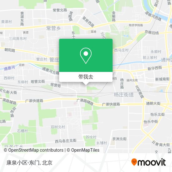 康泉小区-东门地图