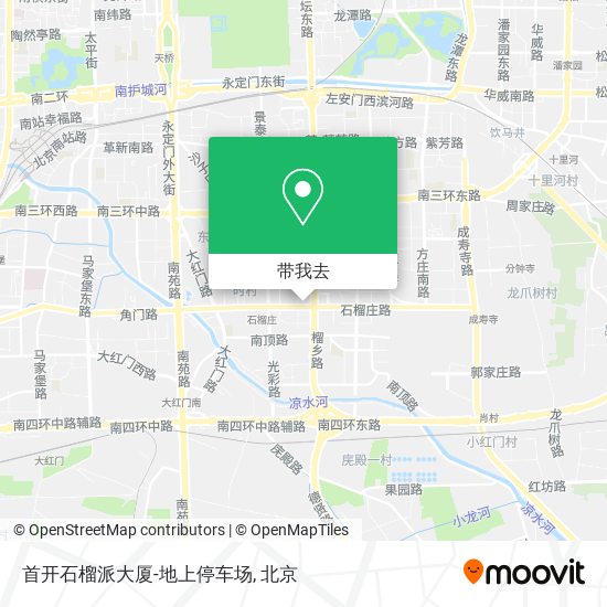 首开石榴派大厦-地上停车场地图