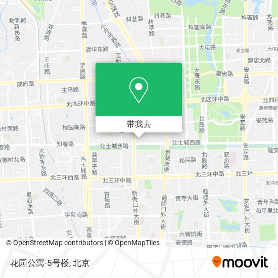 花园公寓-5号楼地图