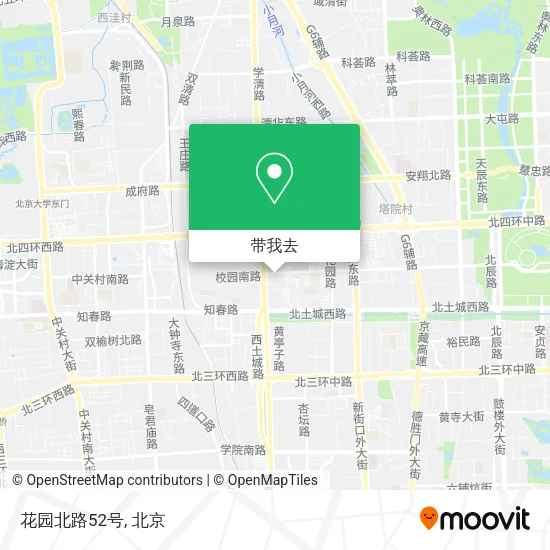 花园北路52号地图