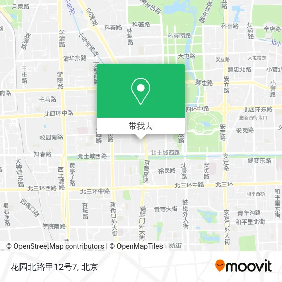 花园北路甲12号7地图