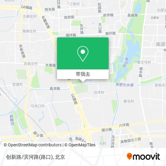 创新路/滨河路(路口)地图
