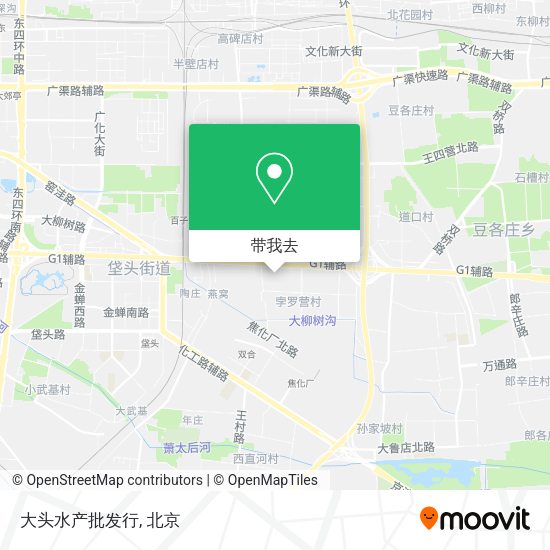 大头水产批发行地图