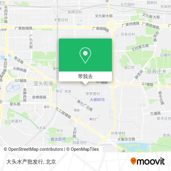 大头水产批发行地图