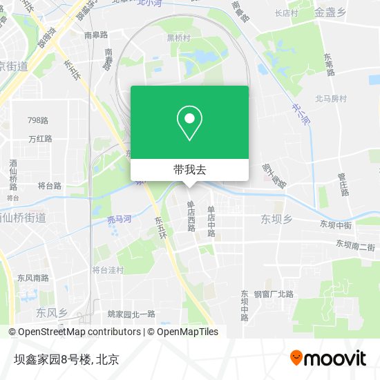 坝鑫家园8号楼地图
