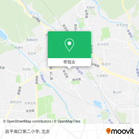 昌平南口第二小学地图