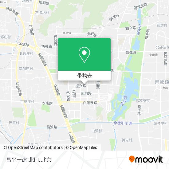 昌平一建-北门地图