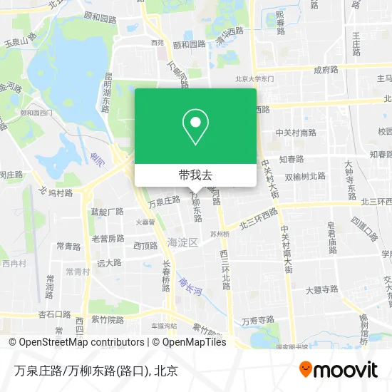 万泉庄路/万柳东路(路口)地图