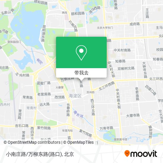 小南庄路/万柳东路(路口)地图