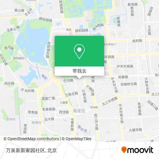 万泉新新家园社区地图