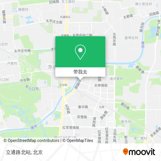 立通路北站地图