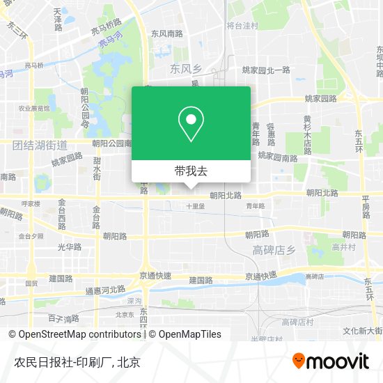 农民日报社-印刷厂地图