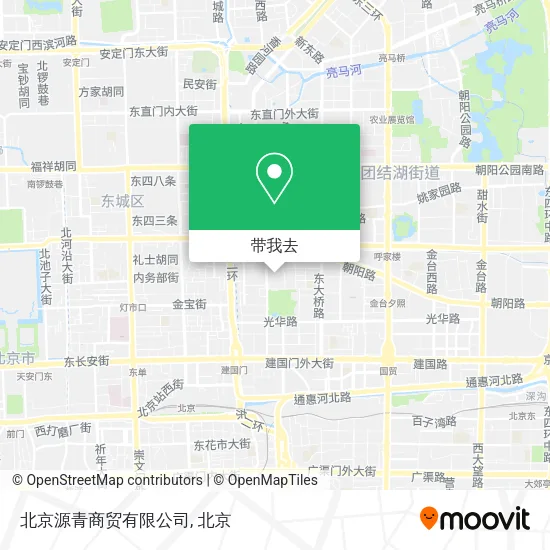 北京源青商贸有限公司地图