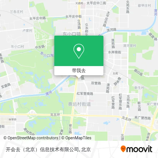 开会去（北京）信息技术有限公司地图