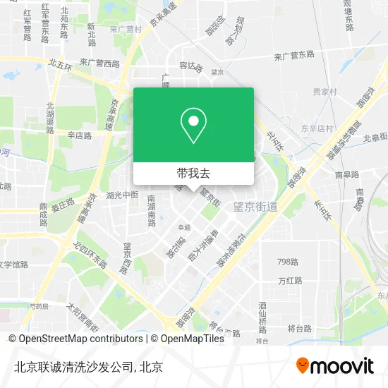 北京联诚清洗沙发公司地图