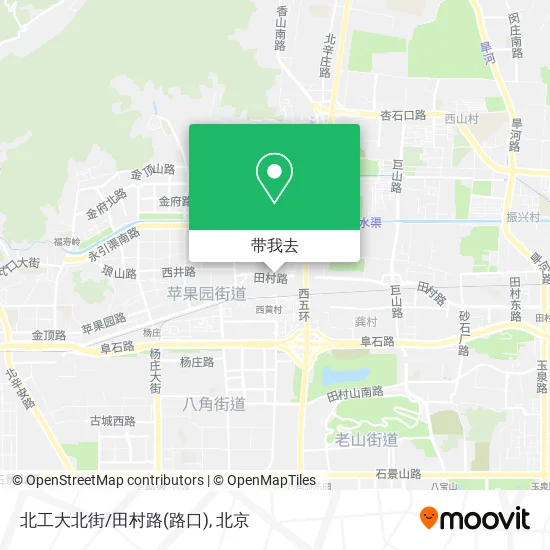 北工大北街/田村路(路口)地图