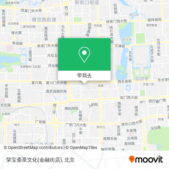 荣宝斋茶文化(金融街店)地图