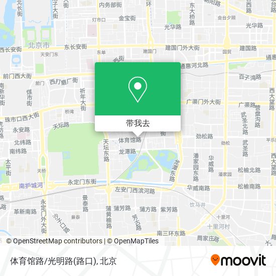体育馆路/光明路(路口)地图