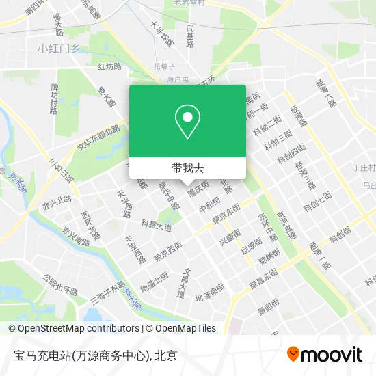 宝马充电站(万源商务中心)地图