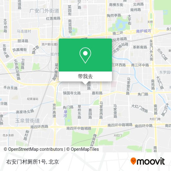 右安门村厕所1号地图