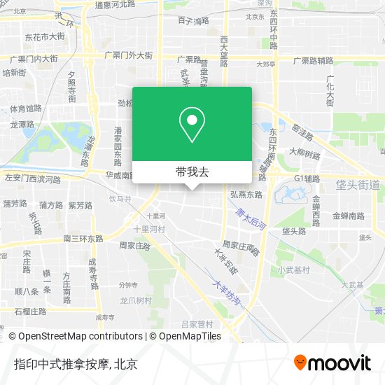 指印中式推拿按摩地图
