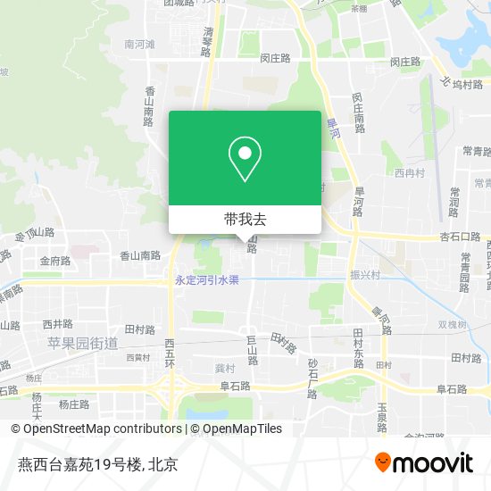 燕西台嘉苑19号楼地图