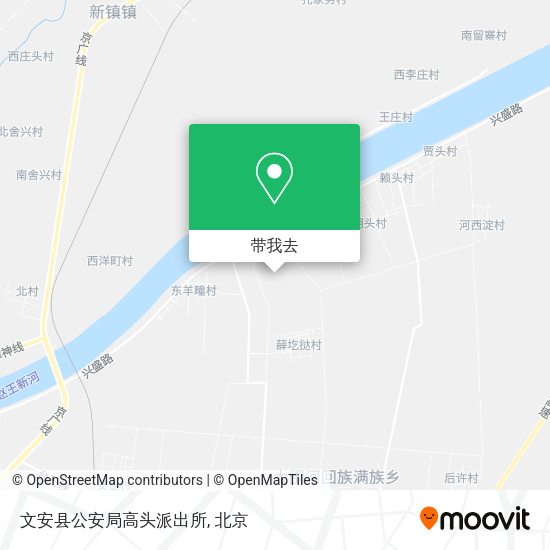 文安县公安局高头派出所地图