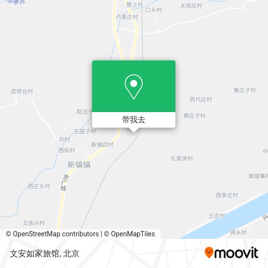 文安如家旅馆地图