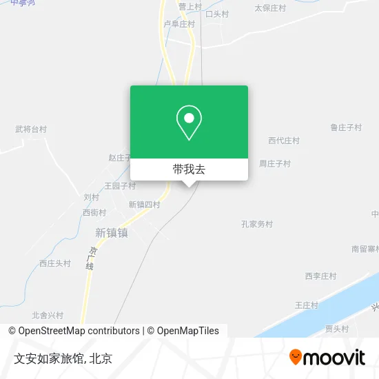 文安如家旅馆地图