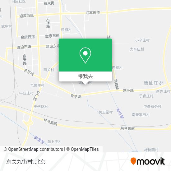 东关九街村地图