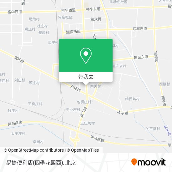 易捷便利店(四季花园西)地图