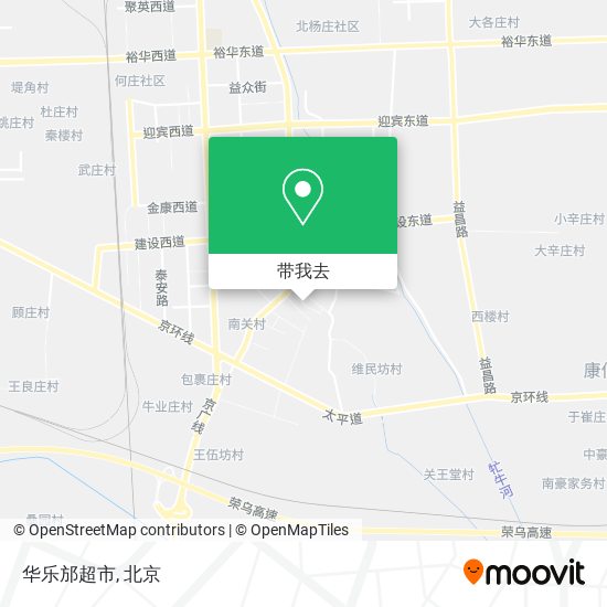 华乐邡超市地图