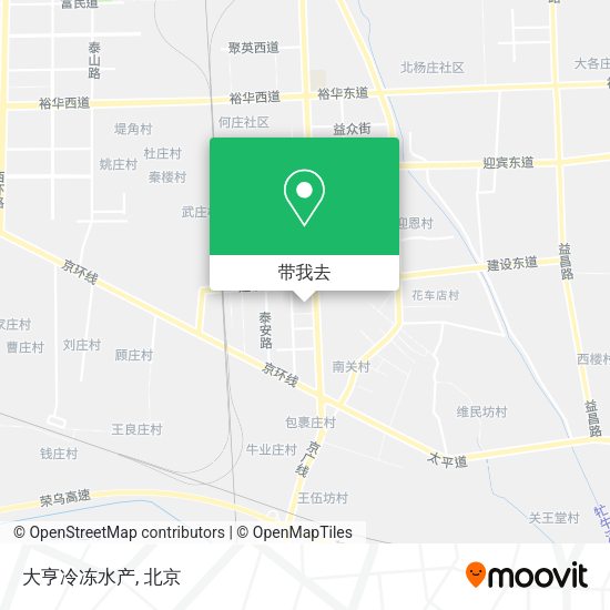 大亨冷冻水产地图
