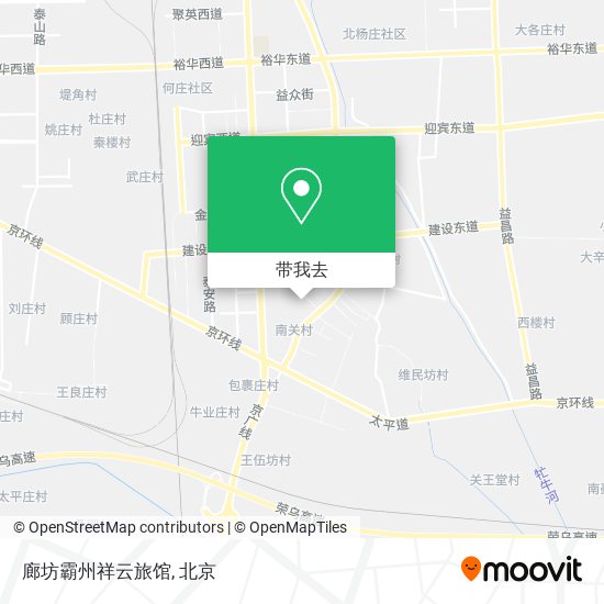 廊坊霸州祥云旅馆地图