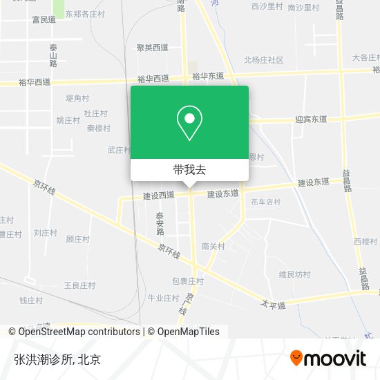 张洪潮诊所地图