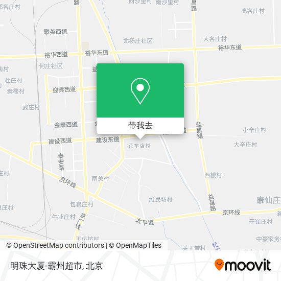 明珠大厦-霸州超市地图