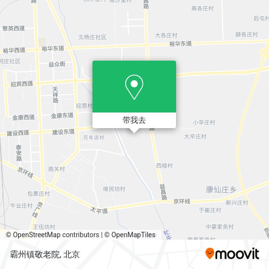 霸州镇敬老院地图