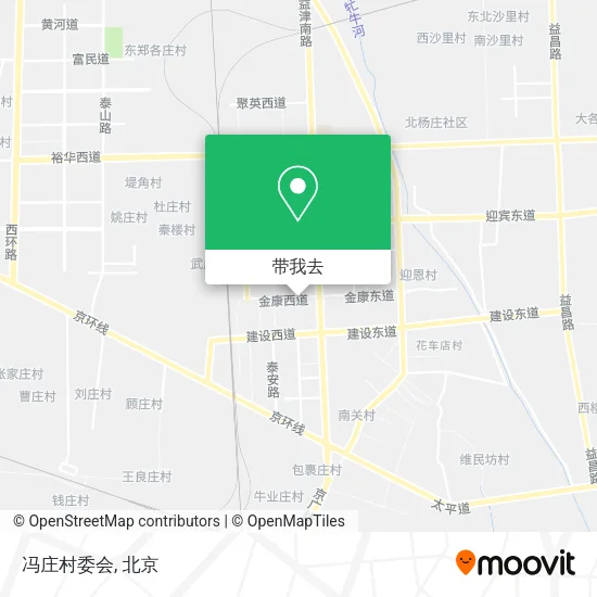 冯庄村委会地图