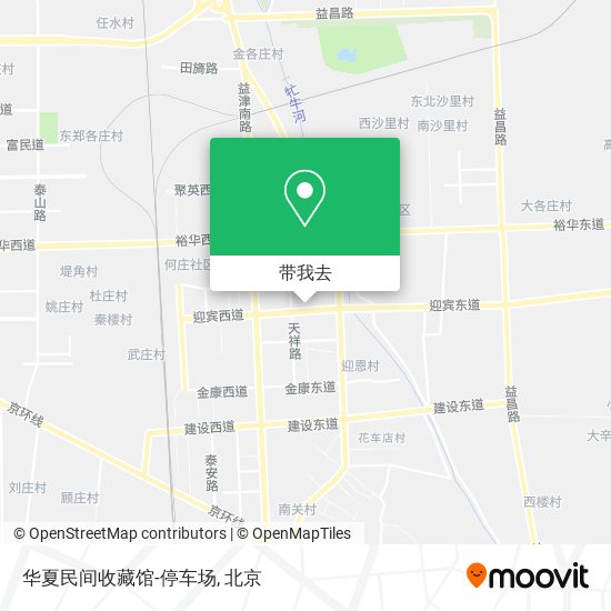华夏民间收藏馆-停车场地图