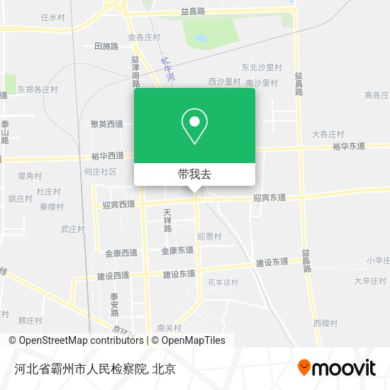 河北省霸州市人民检察院地图