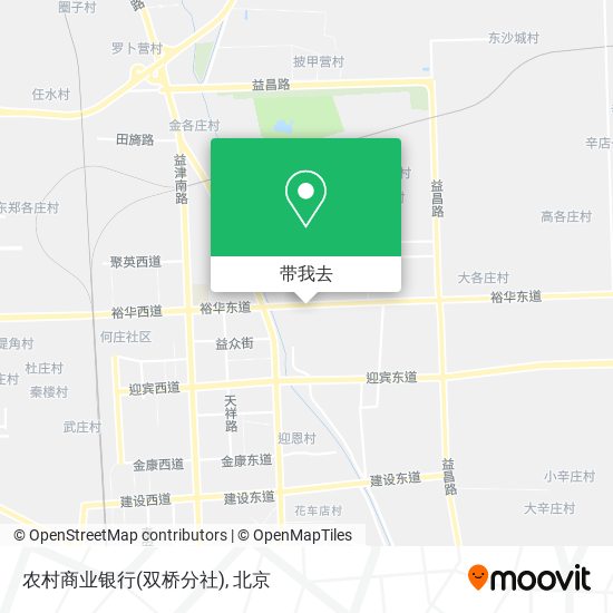 农村商业银行(双桥分社)地图