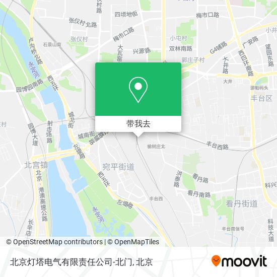 北京灯塔电气有限责任公司-北门地图