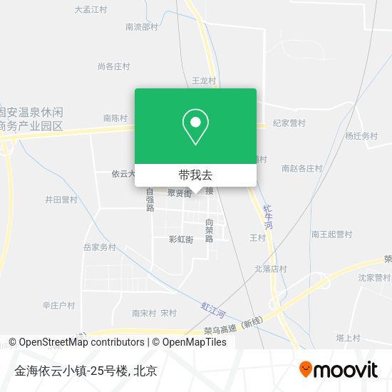 金海依云小镇-25号楼地图