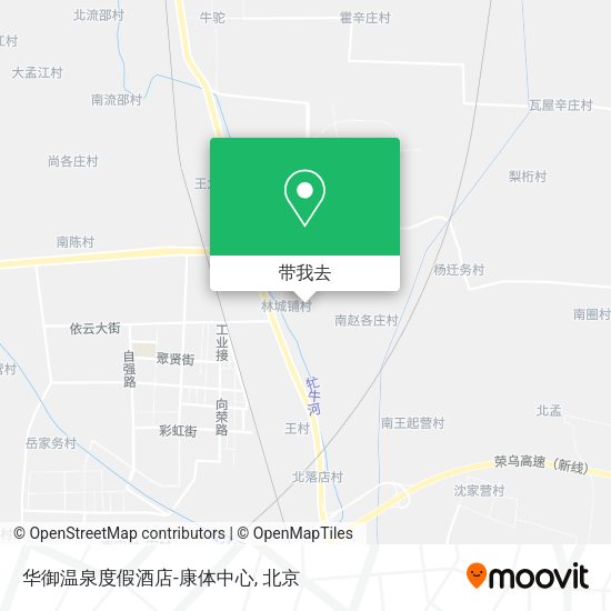华御温泉度假酒店-康体中心地图