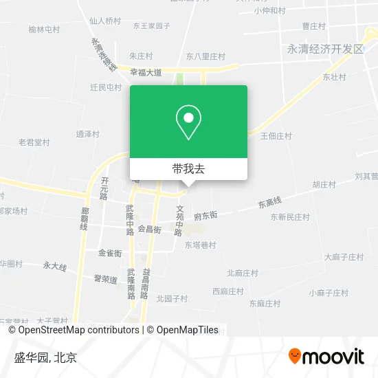 盛华园地图