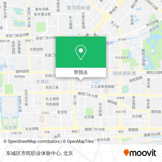 东城区市民职业体验中心地图