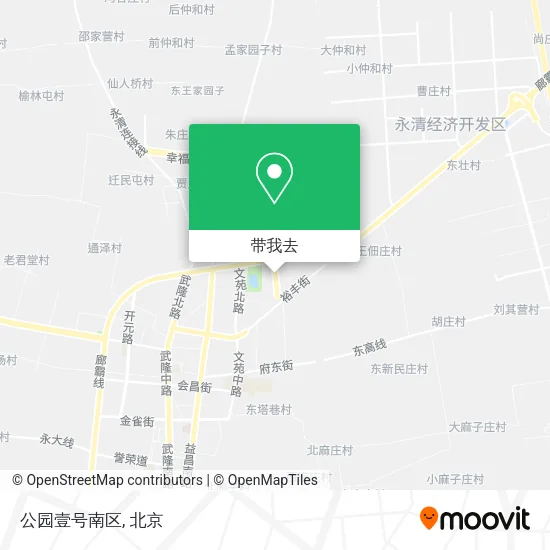 公园壹号南区地图
