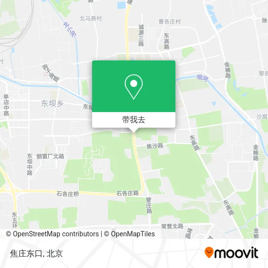 焦庄东口地图